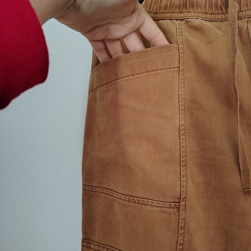 Nicole Miller Women's Ginger Capri Cargo Pants Sz 8 Waistband Lyocell/Cotton - Picture 6 of 14